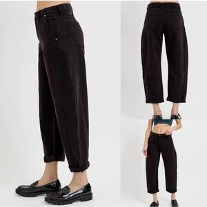 Barrel Black Jeans